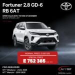 Toyota Fortuner Special Offer! Special Offer