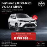 Toyota Fortuner Mid Hybrid Special Offer! Special Offer